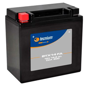 baterias de moto - Batería Tecnium SLA BTX14