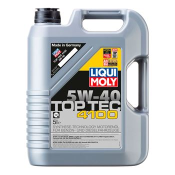 aceite de motor coche - Aceite de motor Liqui Moly TOP TEC 4100 5w40 5L (9511)