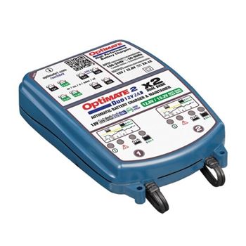 cargadores - Cargador de baterías Optimate 2 Duo x 2 Bank TM570