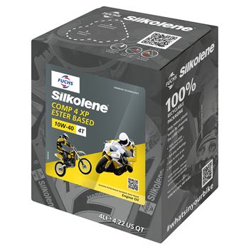 aceite moto 4t - Silkolene Comp 4 10w40 XP CUBE 4L