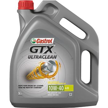 aceite de motor coche - Castrol GTX Ultraclean 10w40 A/B 5L