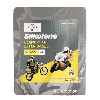 aceite moto 4t - Silkolene Comp 4 20w50 XP CUBE 4L