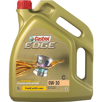 aceite de motor coche - Castrol Edge Titanium FST 0w30 5L
