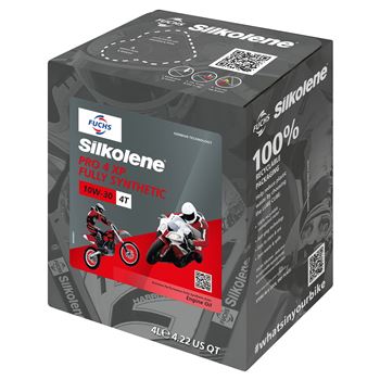 aceite moto 4t - Silkolene Pro 4 10w30 XP CUBE 4L