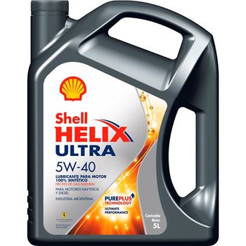 aceite de motor coche - Shell Helix Ultra 5w40 5L