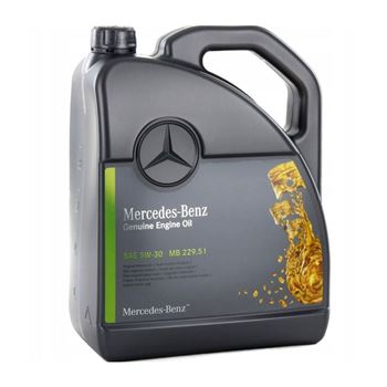 aceite de motor coche - Aceite de motor Original Mercedes Benz 5w30 MB 229.51 5L