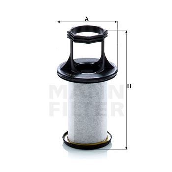 otros filtros - Filtro, ventilación bloque motor MANN LC 5001 X