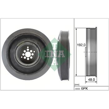 polea - Polea, cigüeñal INA 544 0102 10