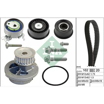 kit de distribucion - Kit de distribución con bomba de agua INA 530 0443 30