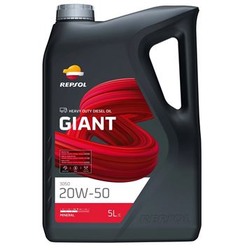 aceite de motor vehiculo comercial y pesado - Repsol Giant 3050 20w50 5L (ex. Mixfleet 20w50)