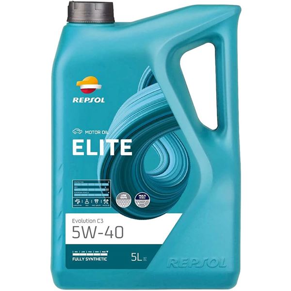 Aceite Repsol Elite 5w40 Evolution C3 5L