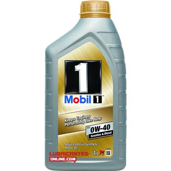 aceite de motor coche - Mobil 1 FS 0w40, 1L (153672)