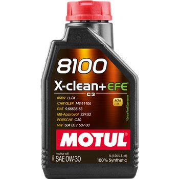 aceite de motor coche - Motul 8100 X-Clean+ EFE 0w30 1L