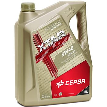 aceite de motor coche - Cepsa XTAR 5w40 50501 5L