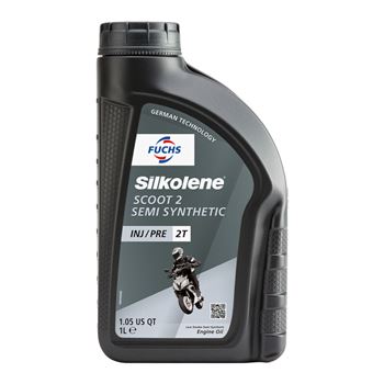 aceite moto 2t - Silkolene Scoot 2 1L 602011893