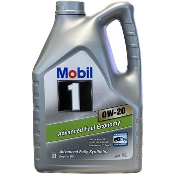 aceite de motor coche - Mobil 1 0w20 5L