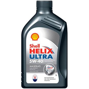 aceite de motor coche - Shell Helix Ultra Maserati 5w40 1L