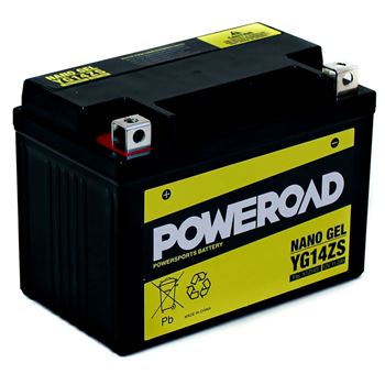 baterias de moto - Batería de gel Poweroad YG14ZS (YTZ14S)