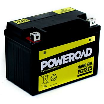 baterias de moto - Batería de gel Poweroad YG12ZS (YTZ12S)