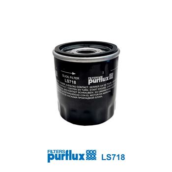 filtro de aceite coche - Filtro de aceite PURFLUX LS718