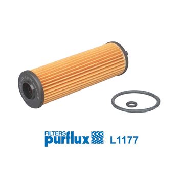 filtro de aceite coche - Filtro de aceite PURFLUX L1177