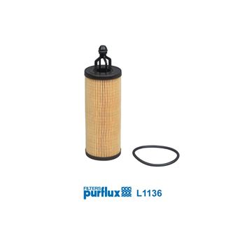 filtro de aceite coche - Filtro de aceite PURFLUX L1136