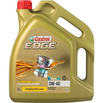 aceite de motor coche - Castrol Edge Titanium FST 0w40 5L