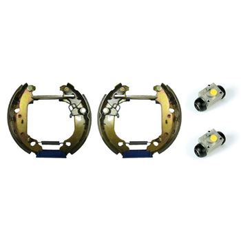 forro zapata de freno - Kit de frenos premontados traseros BREMBO K24058