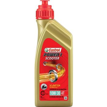 aceite moto 4t - Castrol Power1 Scooter 4T 10w30 1L