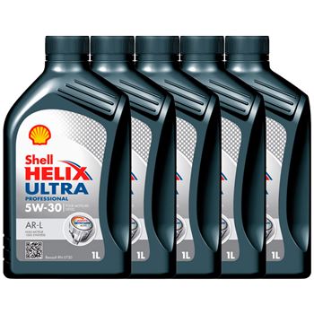 aceite de motor coche - Shell Helix Ultra Professional AR-L 5w30 5L (5x1L)