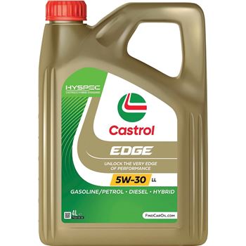 aceite de motor coche - Castrol Edge 5w30 LL 4L
