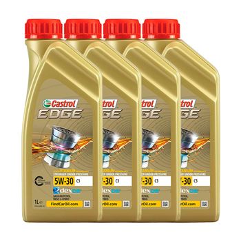 aceite de motor coche - Castrol Edge Titanium FST 5w30 C3 4L (pack 4x1L)