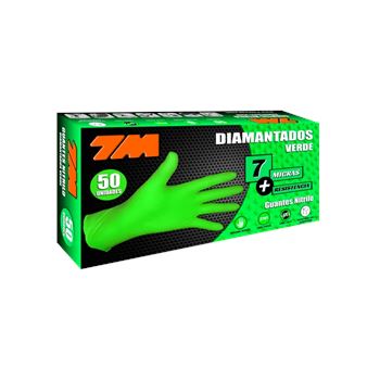 caja-guantes-nitrilo-diamantados-verdes-grupo7m