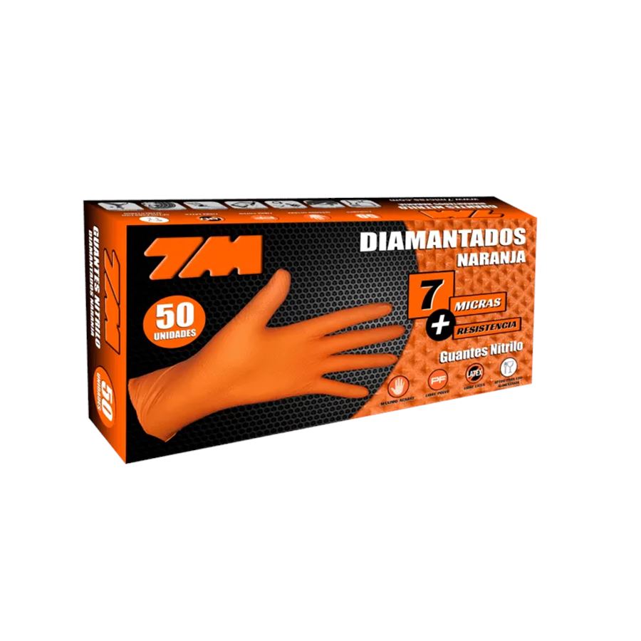 caja-guantes-nitrilo-diamantados-naranja-grupo7m