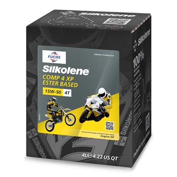 aceite moto 4t - Silkolene Comp 4 15w50 XP CUBE 4L