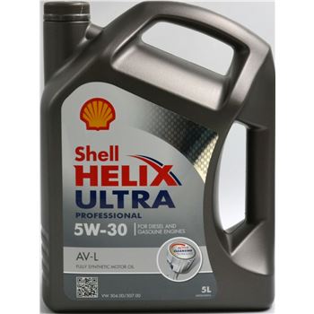 aceite de motor coche - Shell Helix Ultra Professional AV-L 5W30 5L