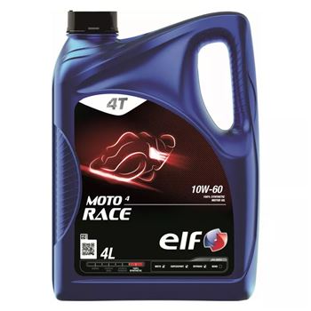 aceite moto 4t - Elf Moto 4 Race 10w60, 4L 213948