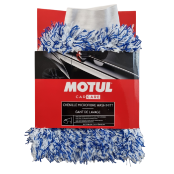material de limpieza bayetas esponjas y cepillos - Guante de lavado de algodón Motul Cotton Chenille Microfibre Wash Mitt - 111022
