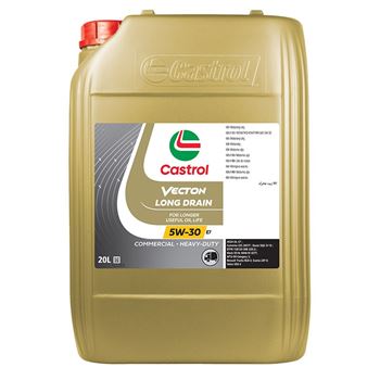 aceite de motor vehiculo comercial y pesado - Castrol Vecton Long Drain 5w30 E7 20L