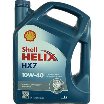 aceite de motor coche - Shell Helix HX7 10w40 5L