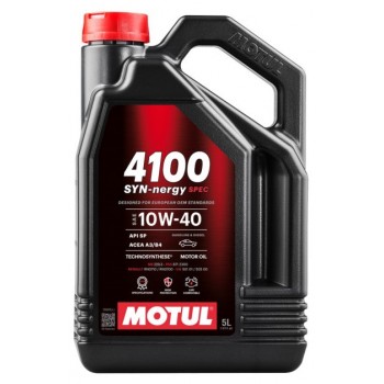 aceite de motor coche - Motul 4100 SYN-nergy SPEC 10w40 5L