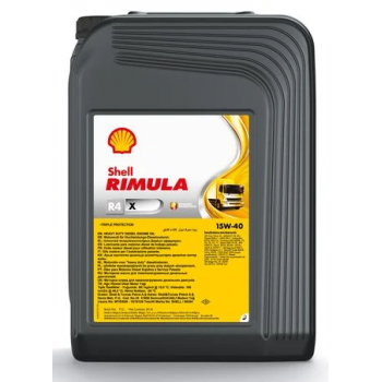 aceite de motor vehiculo comercial y pesado - Shell Rimula R4 X 15w40 20L (550070444)