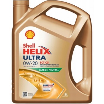 aceite de motor coche - Shell Helix Ultra ECT C5 0w20 5L
