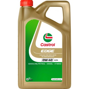 aceite de motor coche - Castrol Edge 0w40 A3/B4 5L