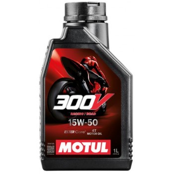 aceite moto 4t - Motul 300V 15w50 Road Racing 1L