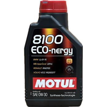 aceite de motor coche - Motul 8100 Eco-nergy 0w30 1L