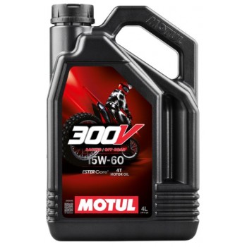 aceite moto 4t - Motul 300V 15w60 Racing / Off Road 4L
