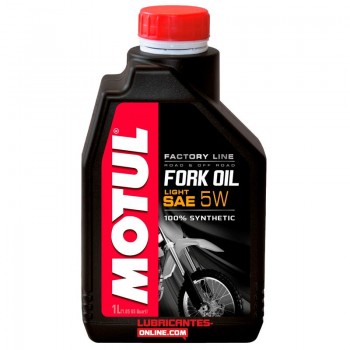 aceite horquilla moto - Motul Fork Oil Factory Light 5W 1L