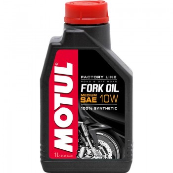 aceite horquilla moto - Motul Fork Oil Factory Medium 10W 1L