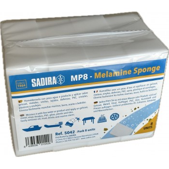 mantenimiento nautica - Esponja melamina pack 8 uds SADIRA 5042